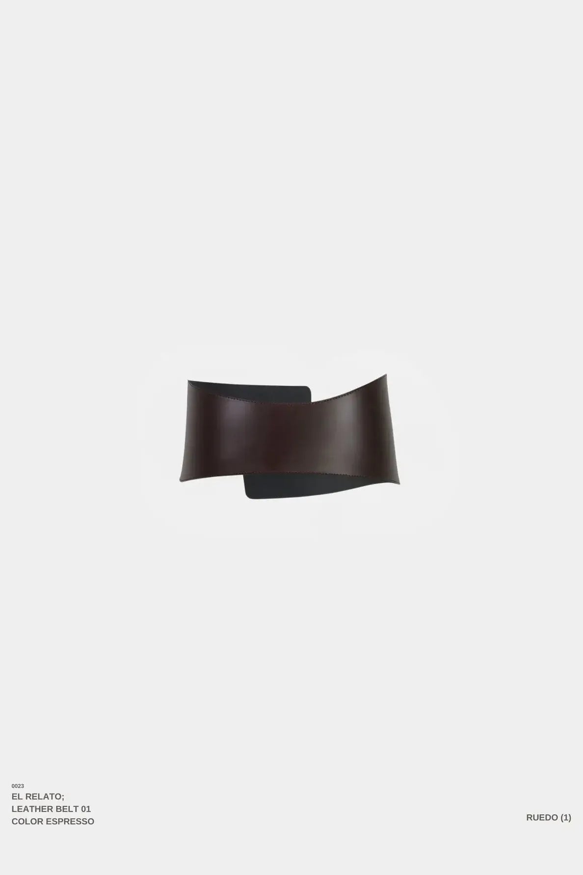 El Relato Espreso - Dark Brown Leather