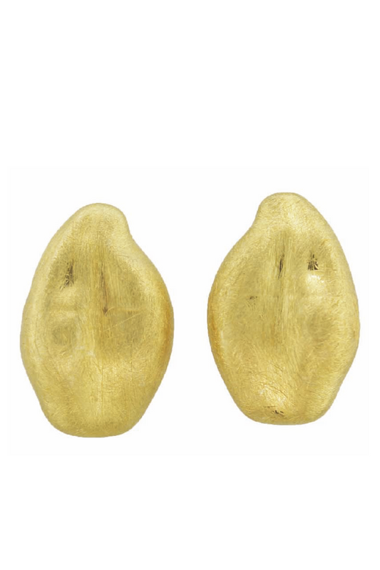 Cacao - Golden Maxi Earrings