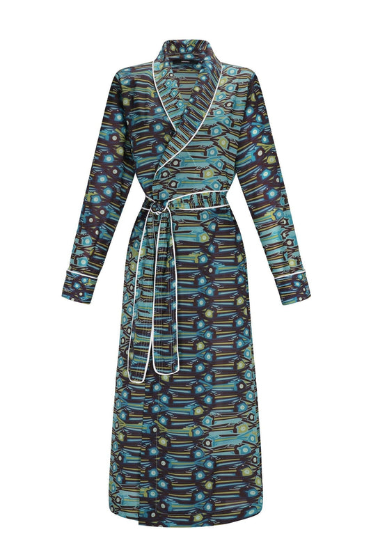 Light Onda - Fish Print Robe