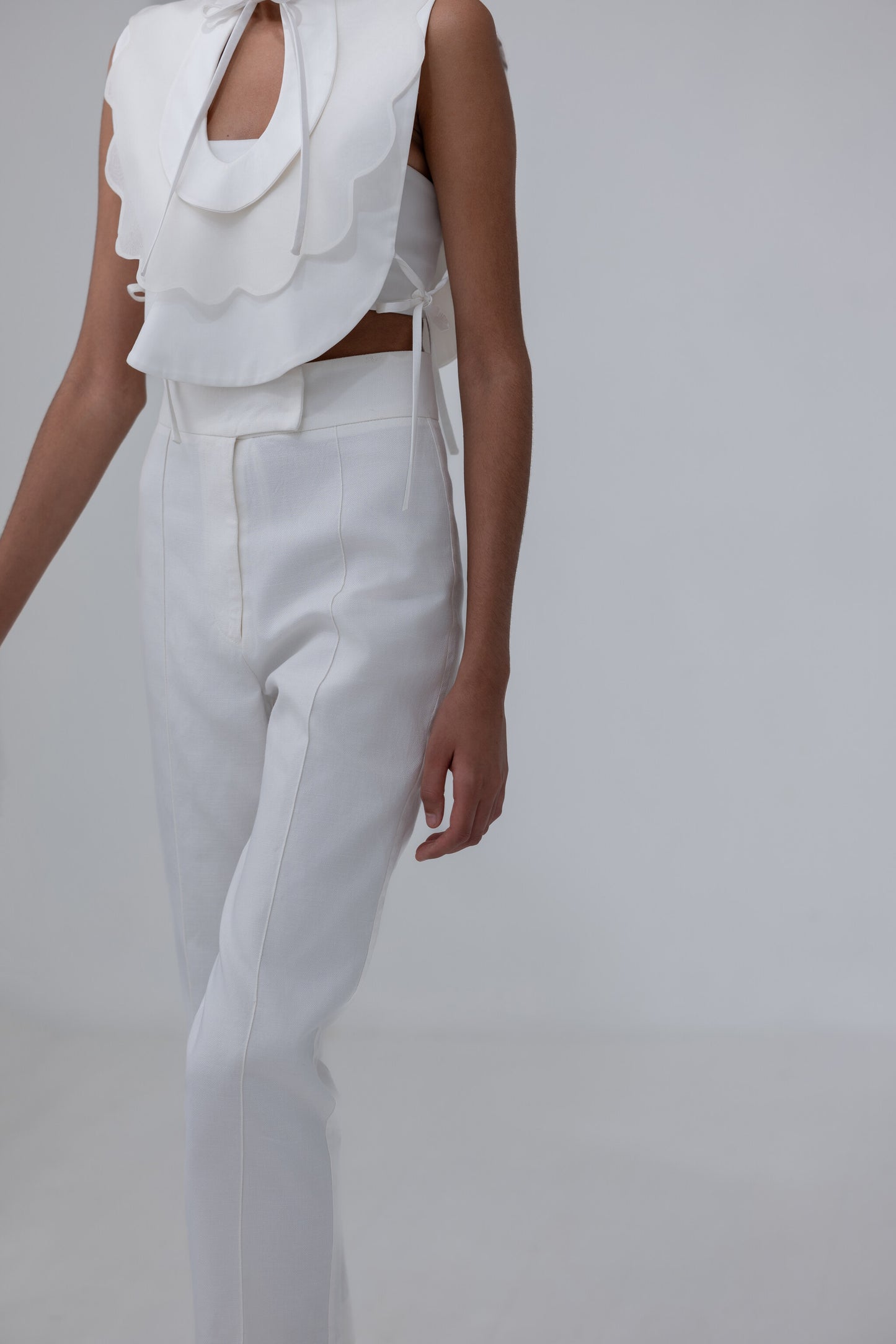 Classic Skinny - White Tailored Pants