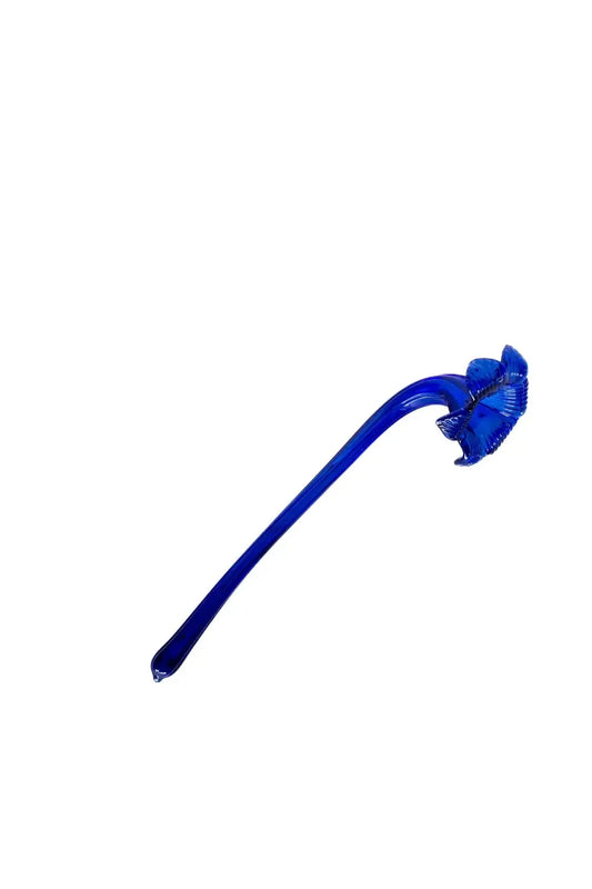 Candle Snuffer - Cobalt Glass