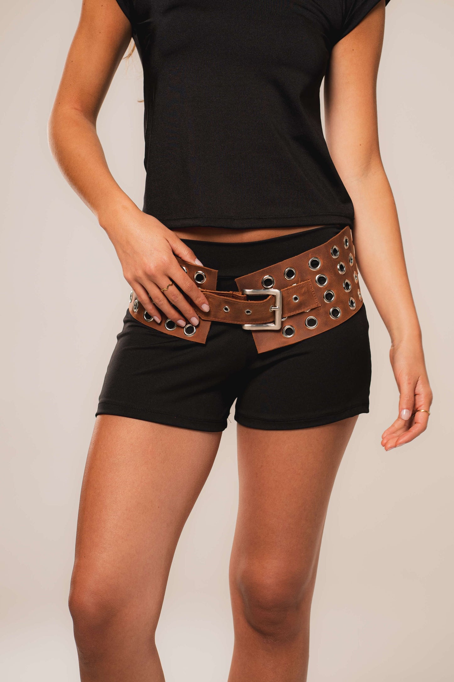 Ona - Brown Leather Belt