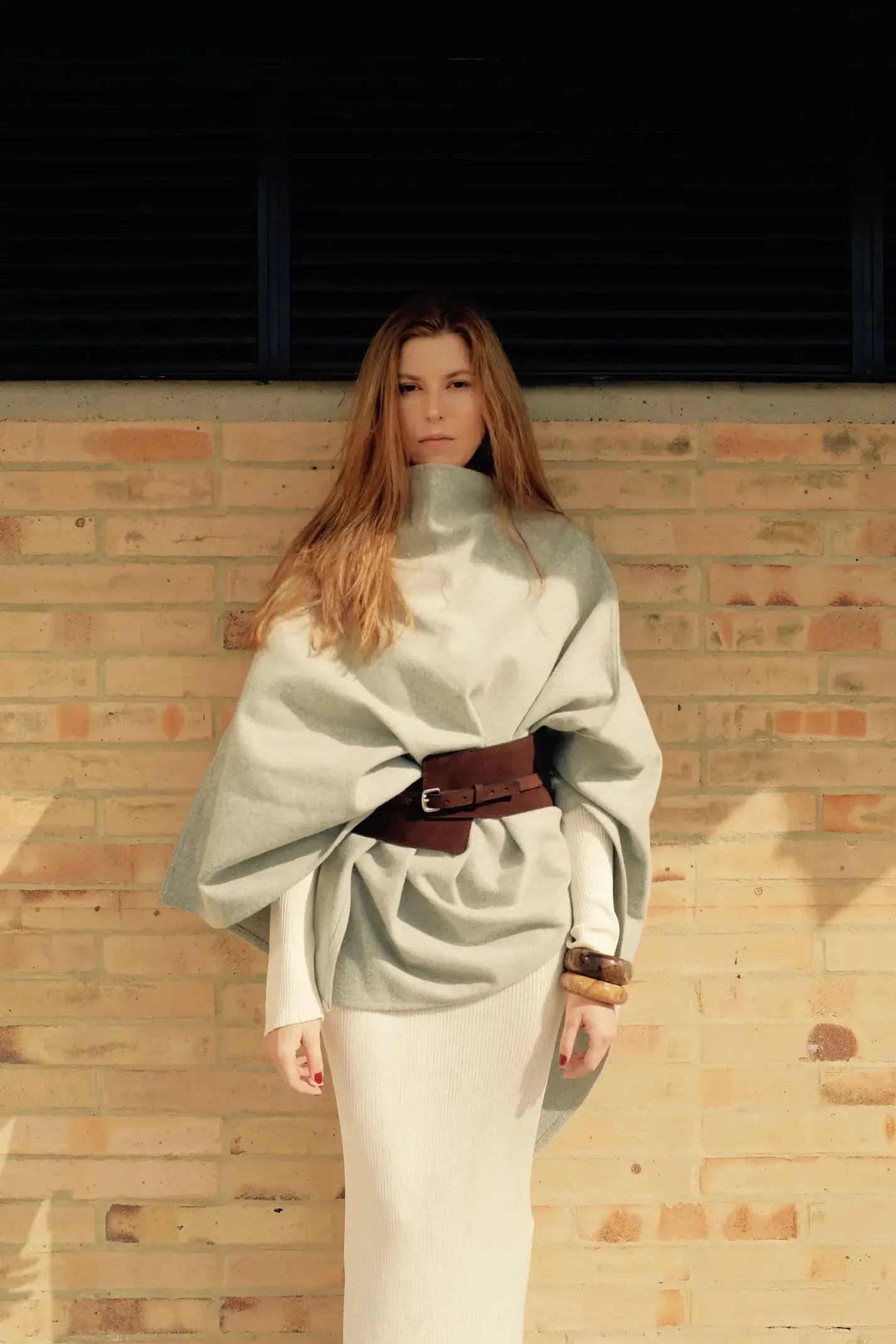 El Relato Cocoa - Dark Brown Suede Belt