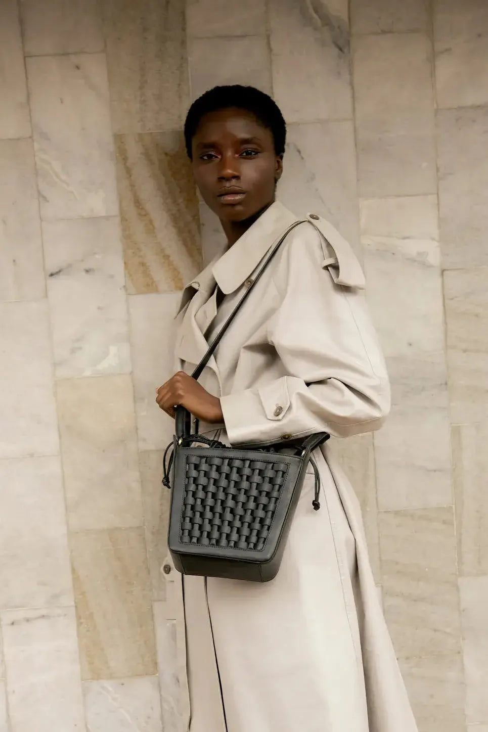 La Dorada - Black Leather Bag