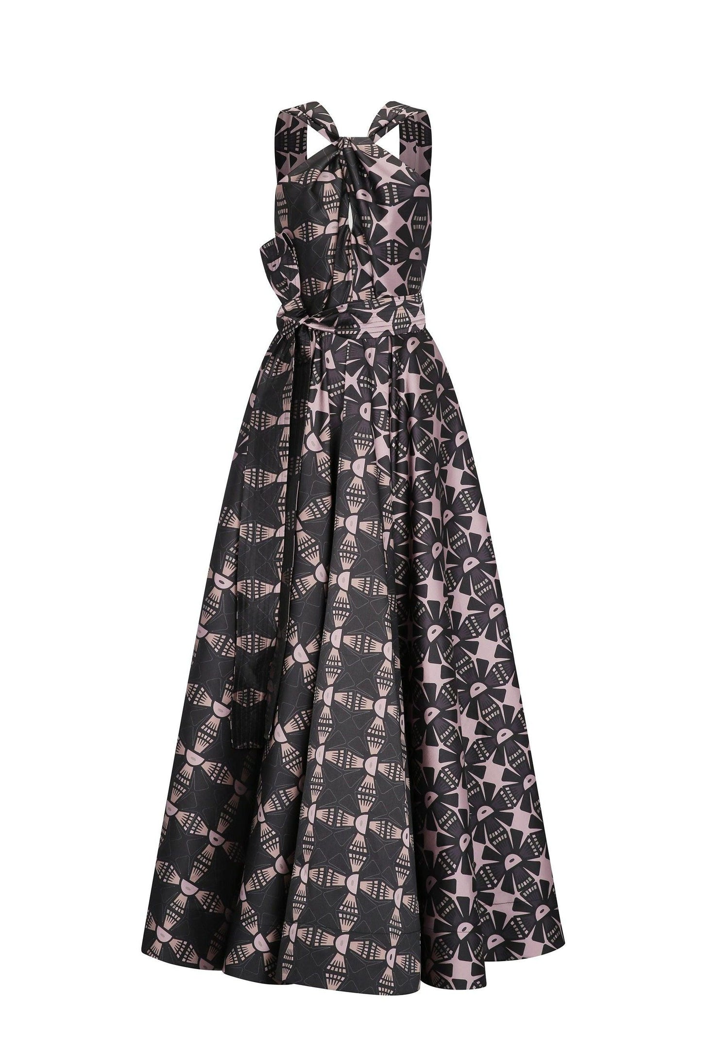 Lady Of The Night Inti - Black and Fuchsia Dress