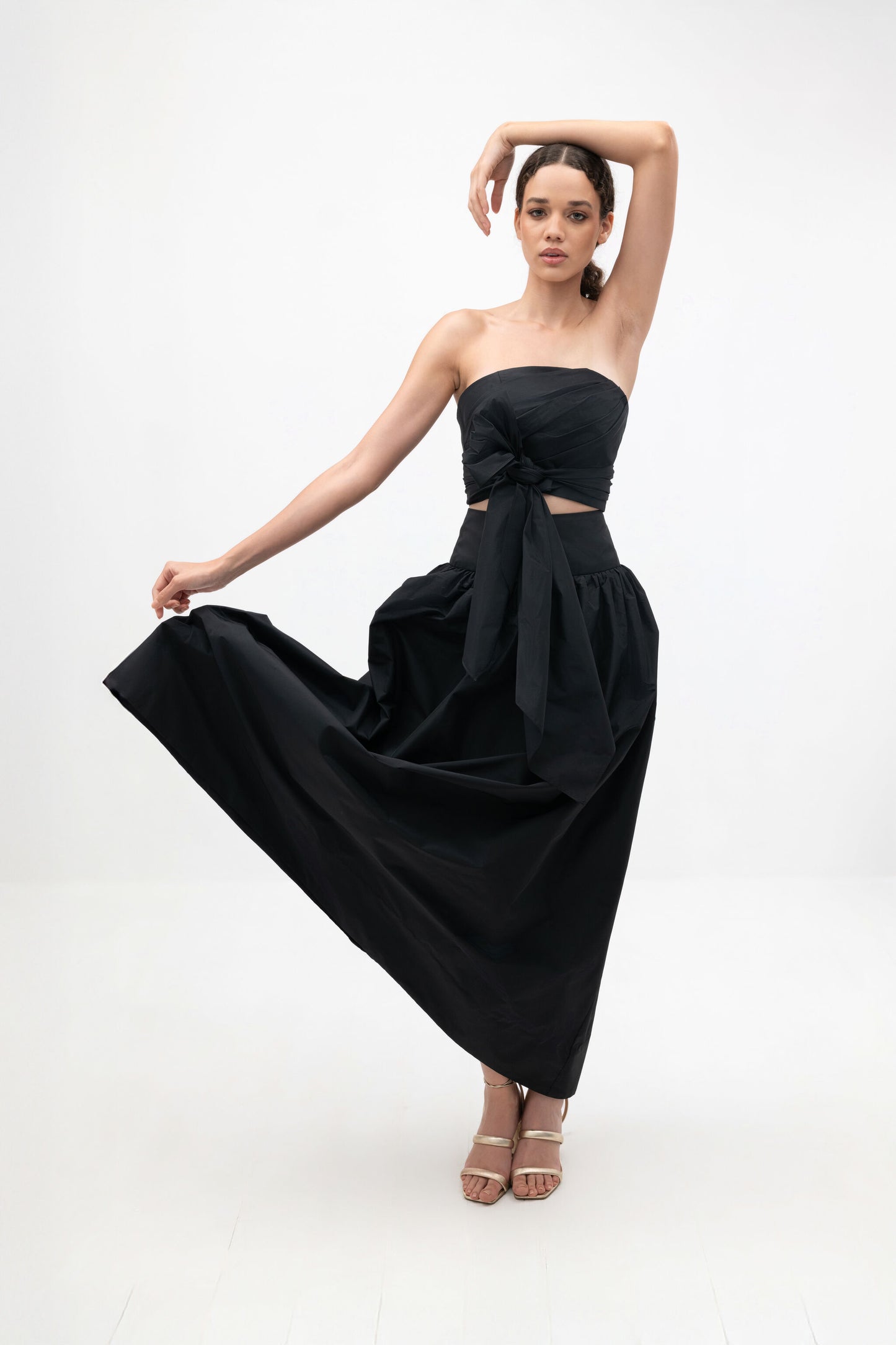 Eliza - Black Maxi Skirt