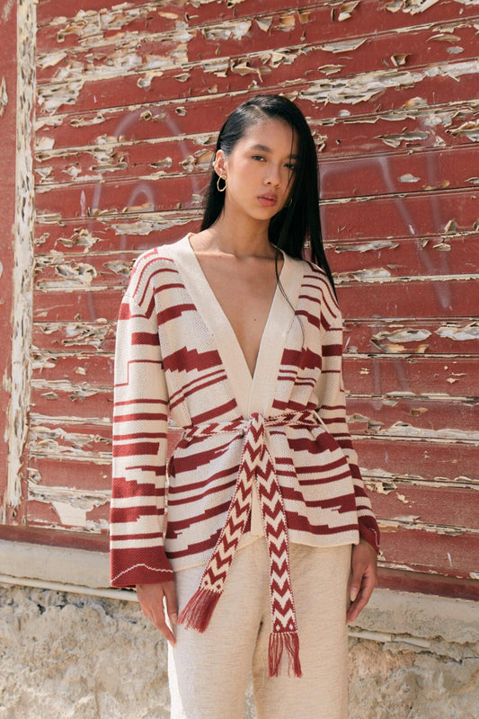 Thierra Sur - Red Cardigan