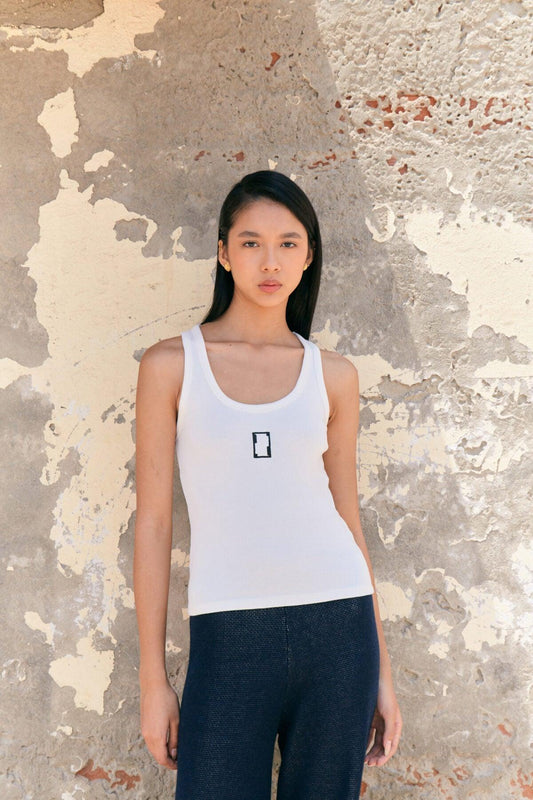 Muna - Ivory Tank Top