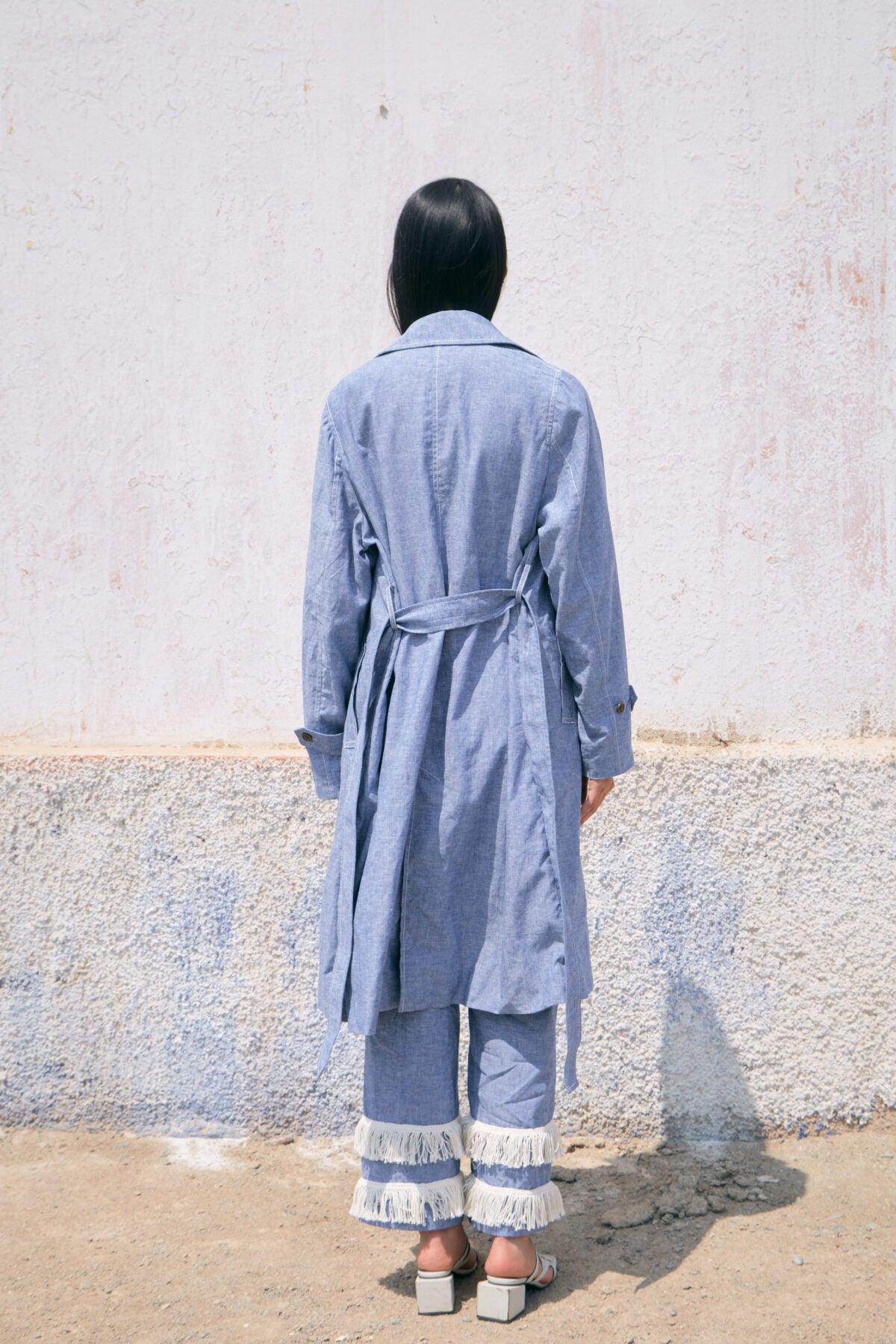 Marina - Blue Trench Coat