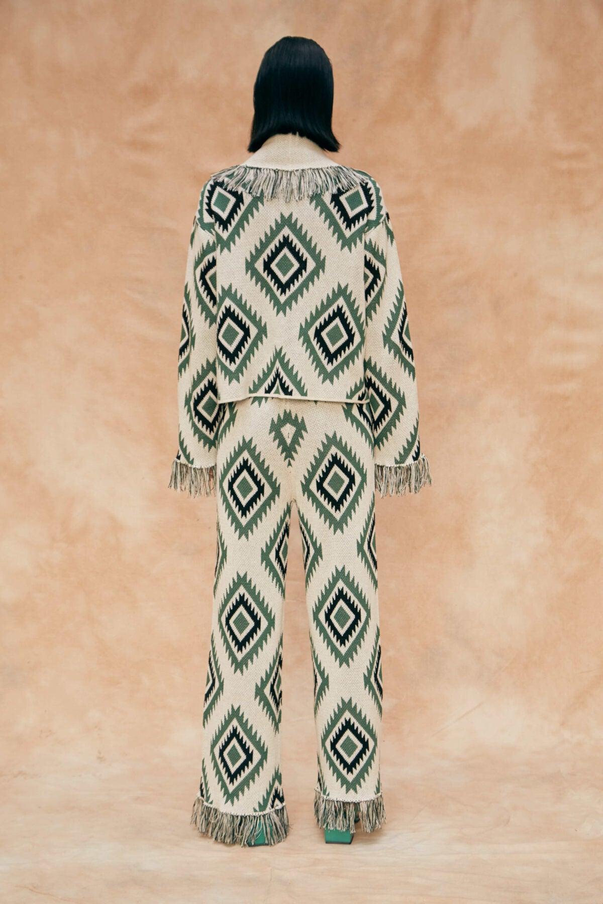 Qero - Green Cardigan