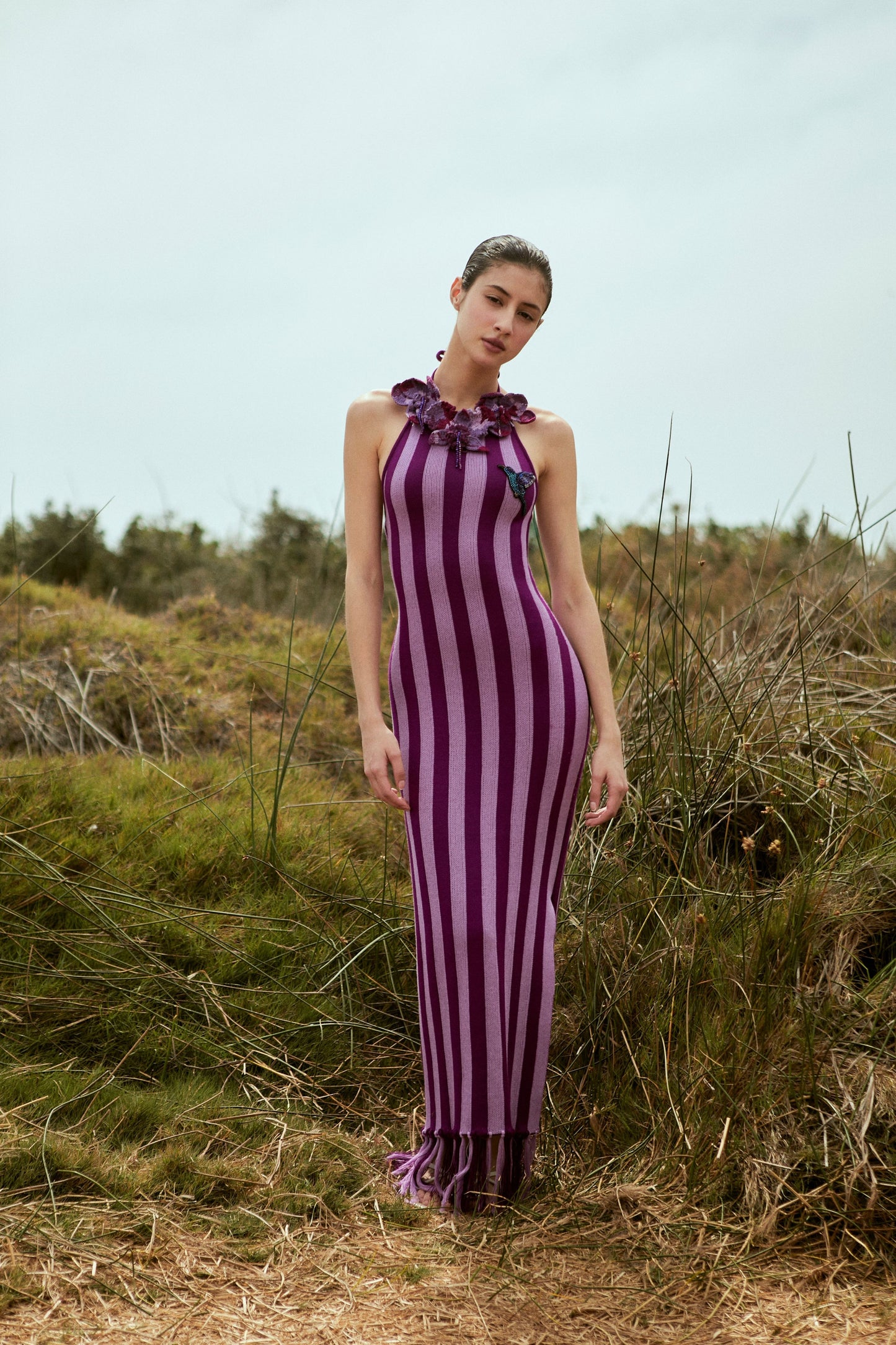 Kovachii - Purple Knit Dress