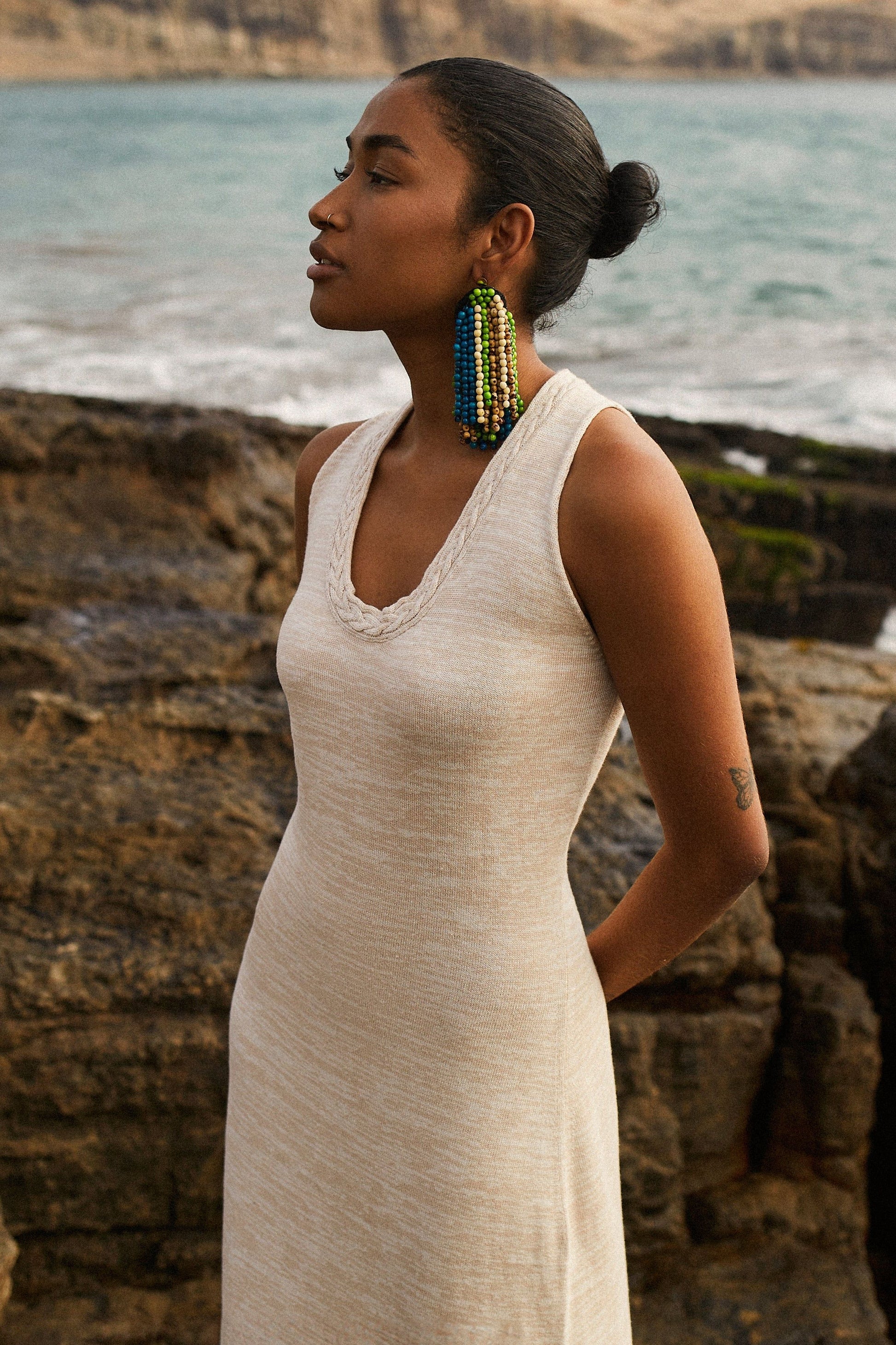 Vestido tejido algodón