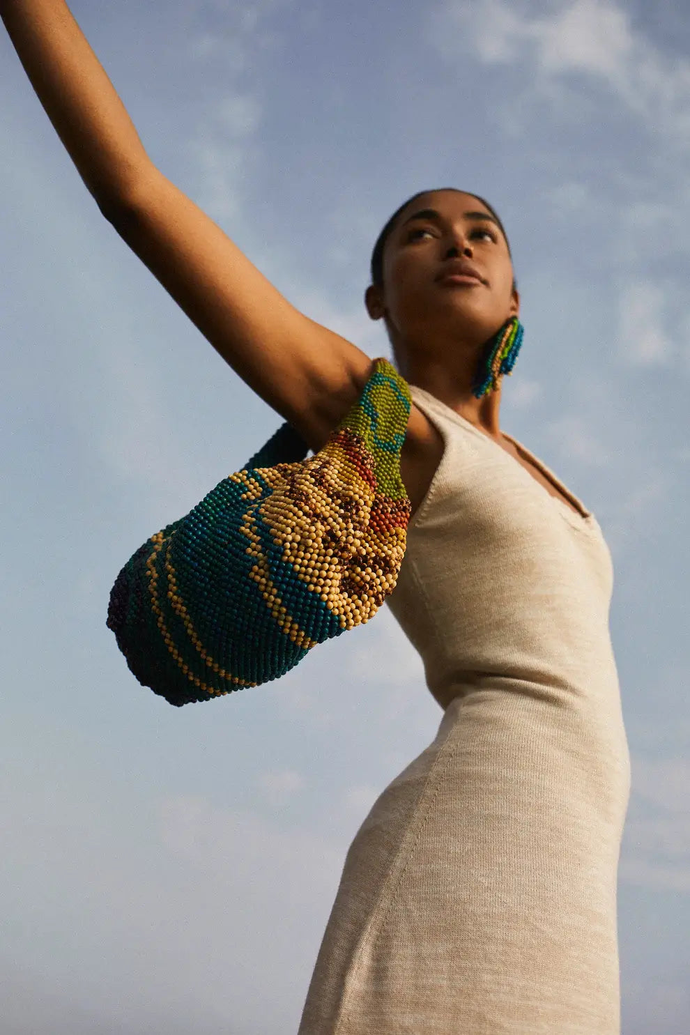 Valle - Multicolored Beaded Bag