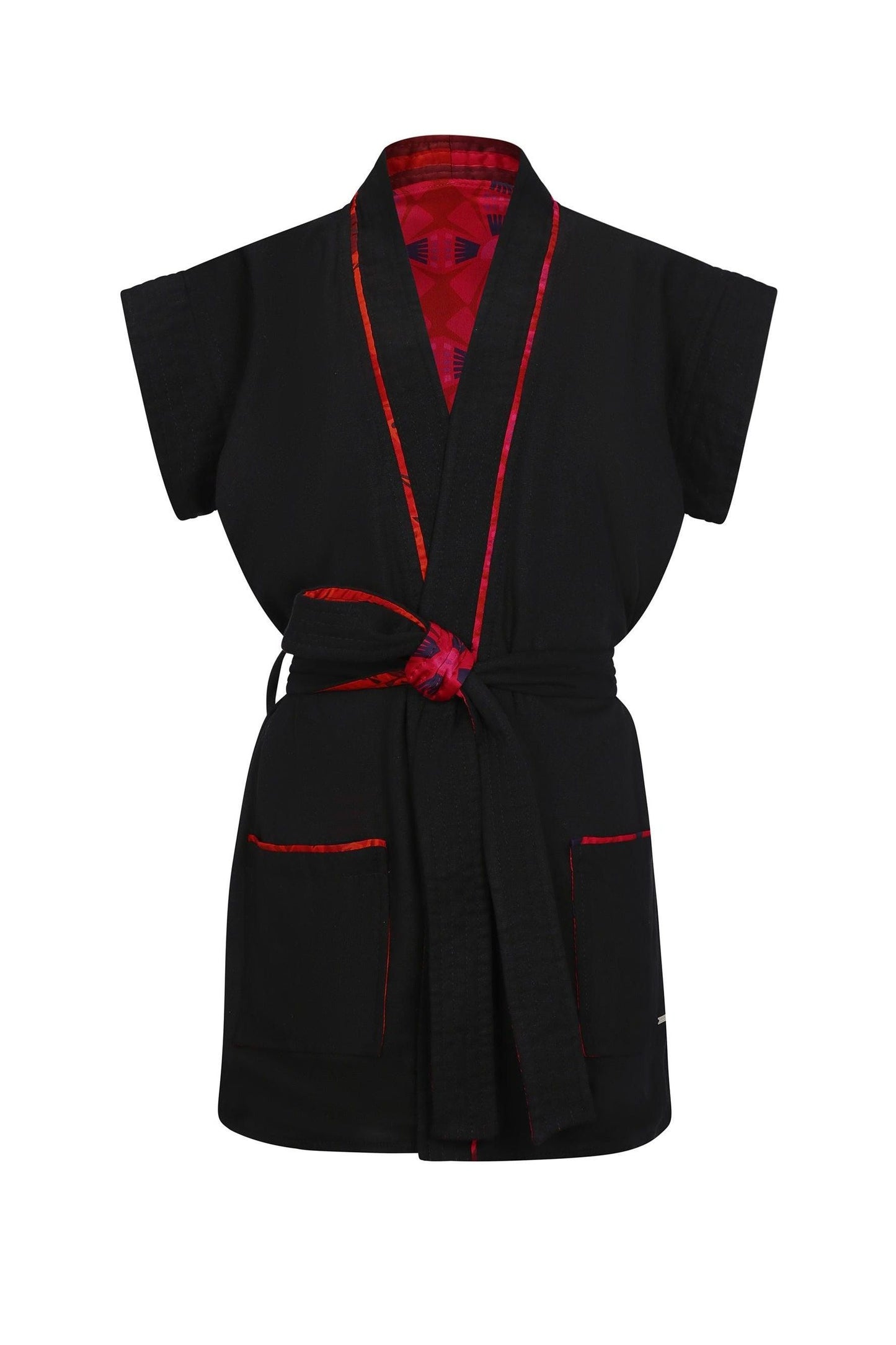 Inti & Pelican - Red Reversible Kimono