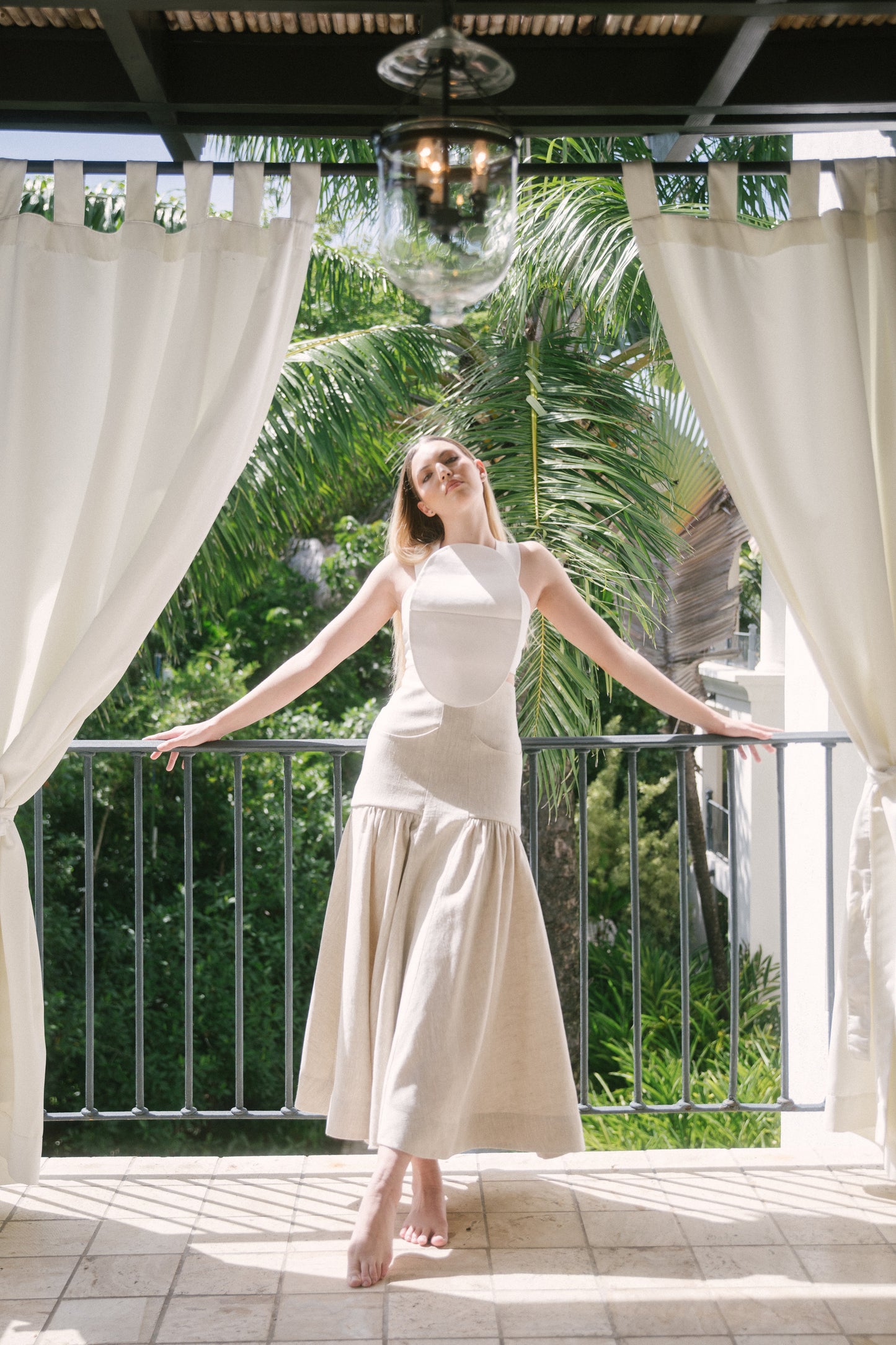 Noelle - Linen Maxi Skirt