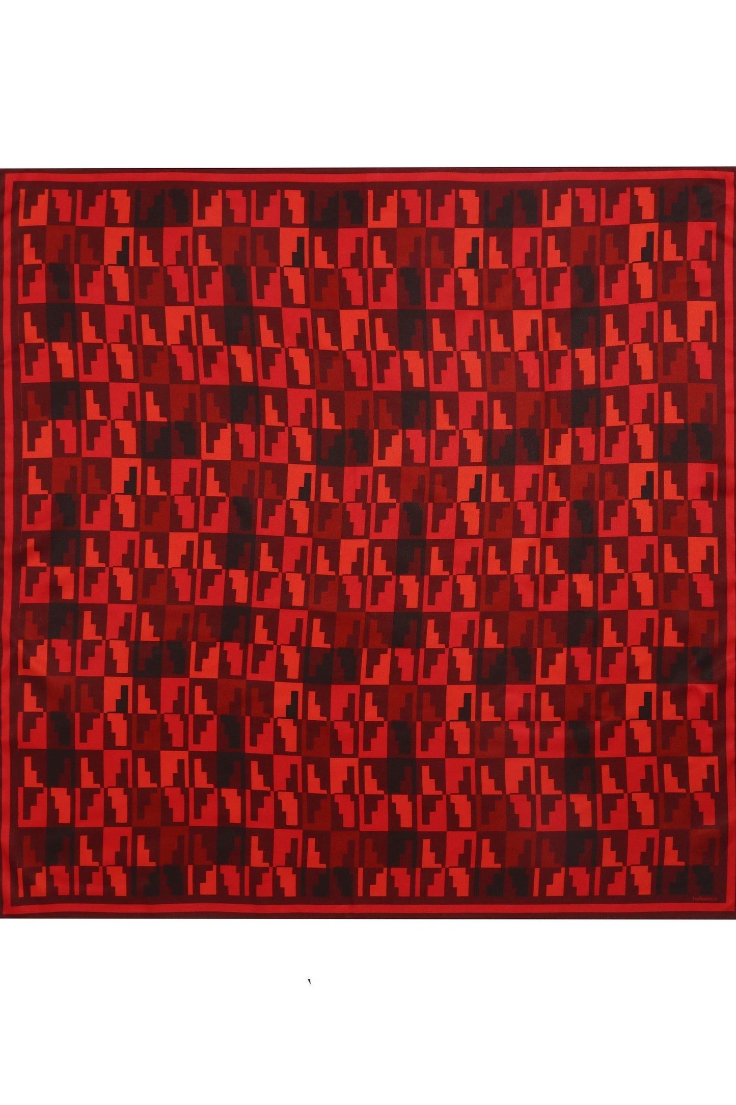 Andean Steps - Orange Scarf