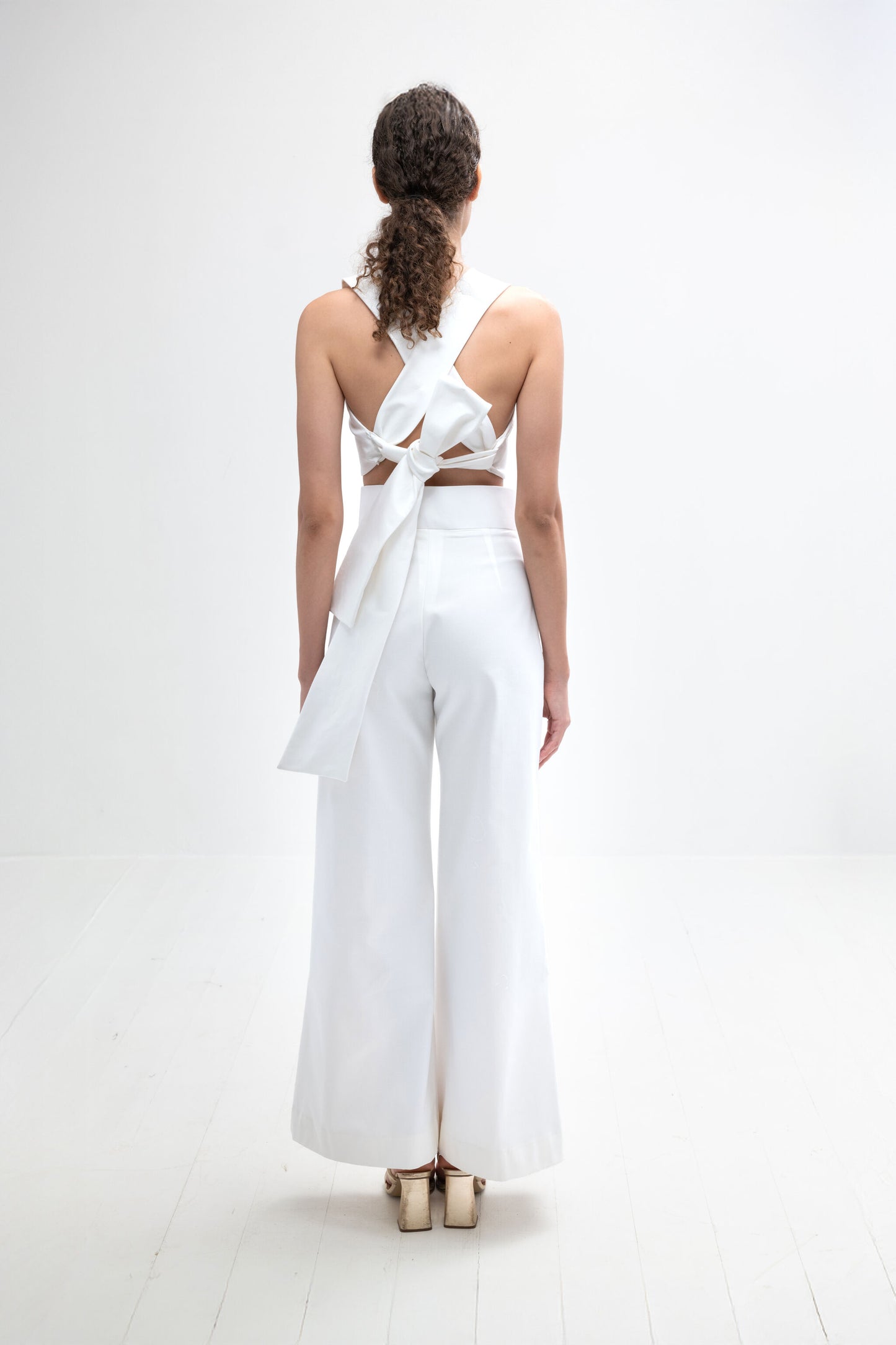 Pino - Ivory Tailored Pants