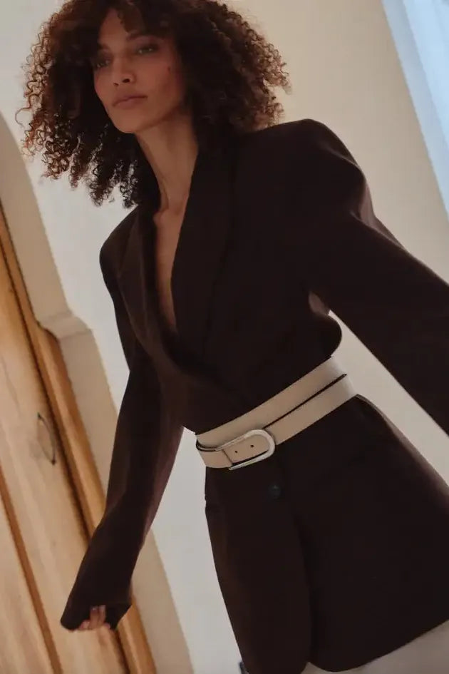 El Origen - Nude Leather Belt