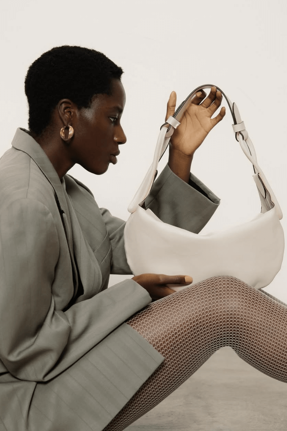 Amalfi - Ivory Shoulder Bag