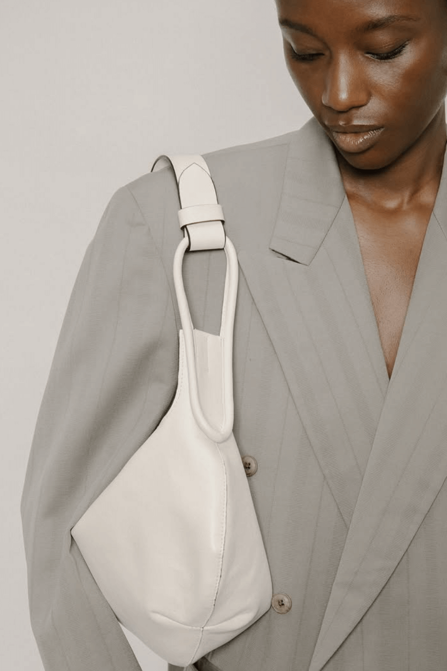 Amalfi - Ivory Shoulder Bag