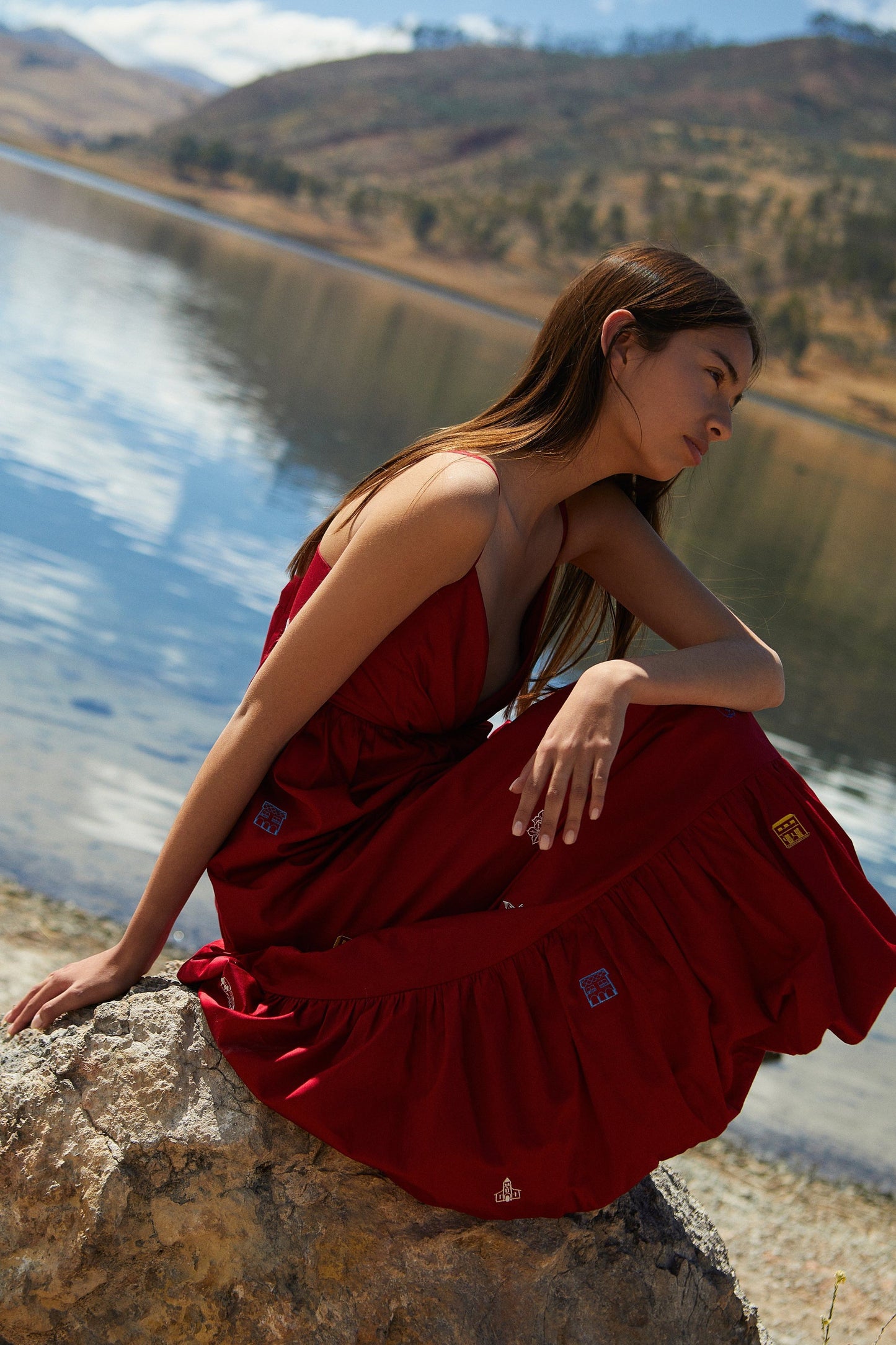 Sincos - Red Maxi Dress