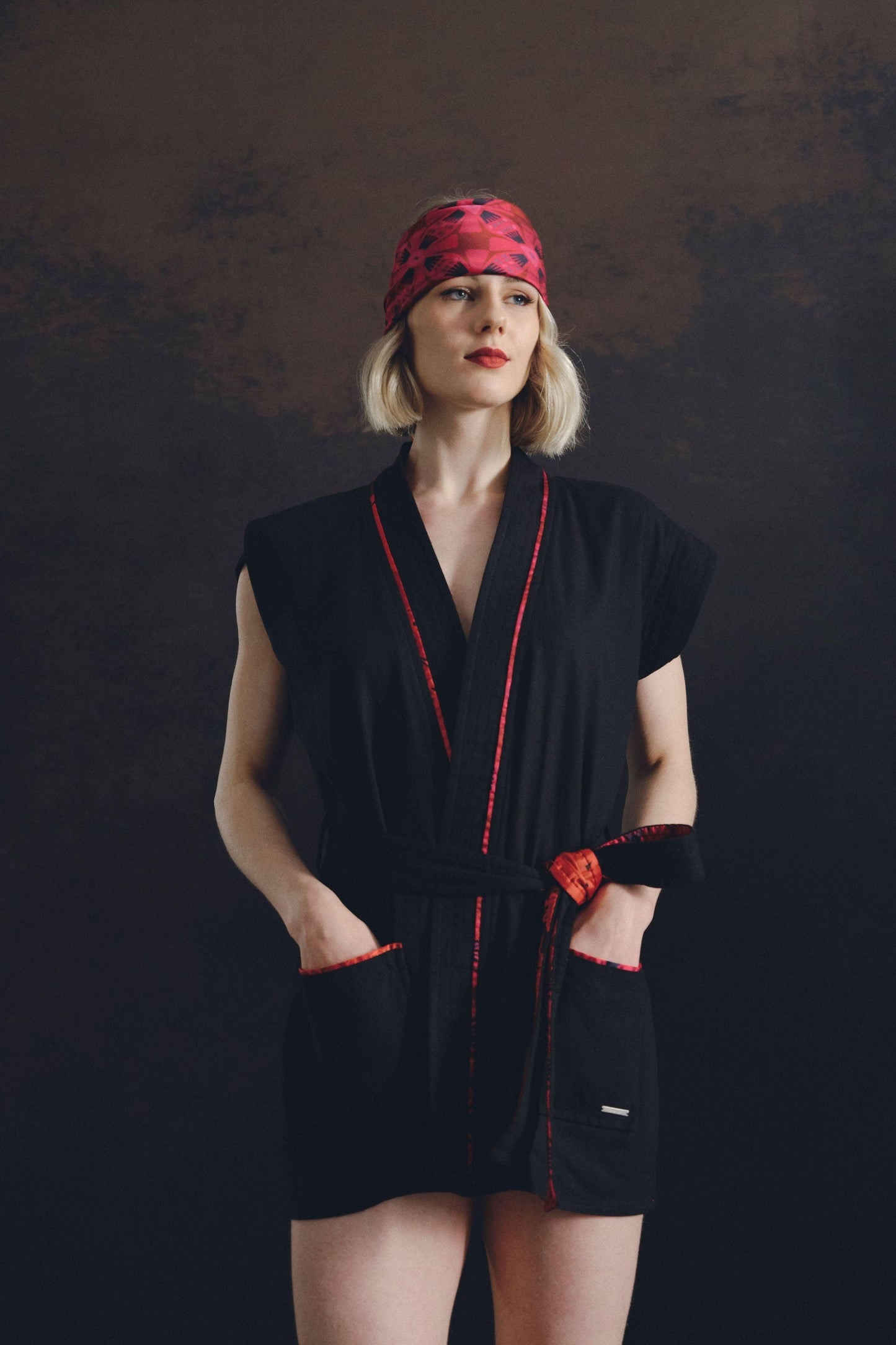 Inti & Pelican - Red Reversible Kimono