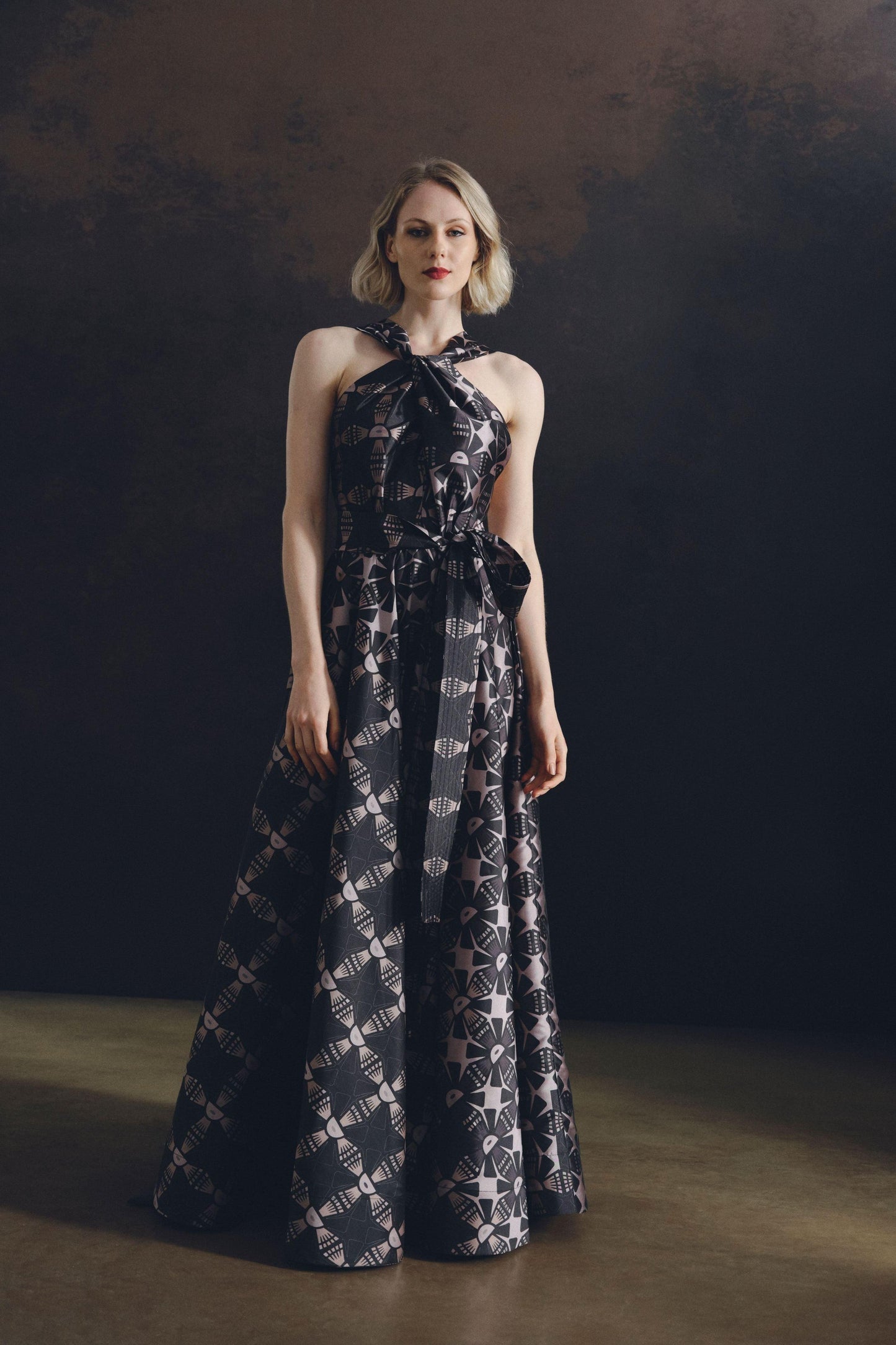 Lady Of The Night Inti - Black and Fuchsia Dress