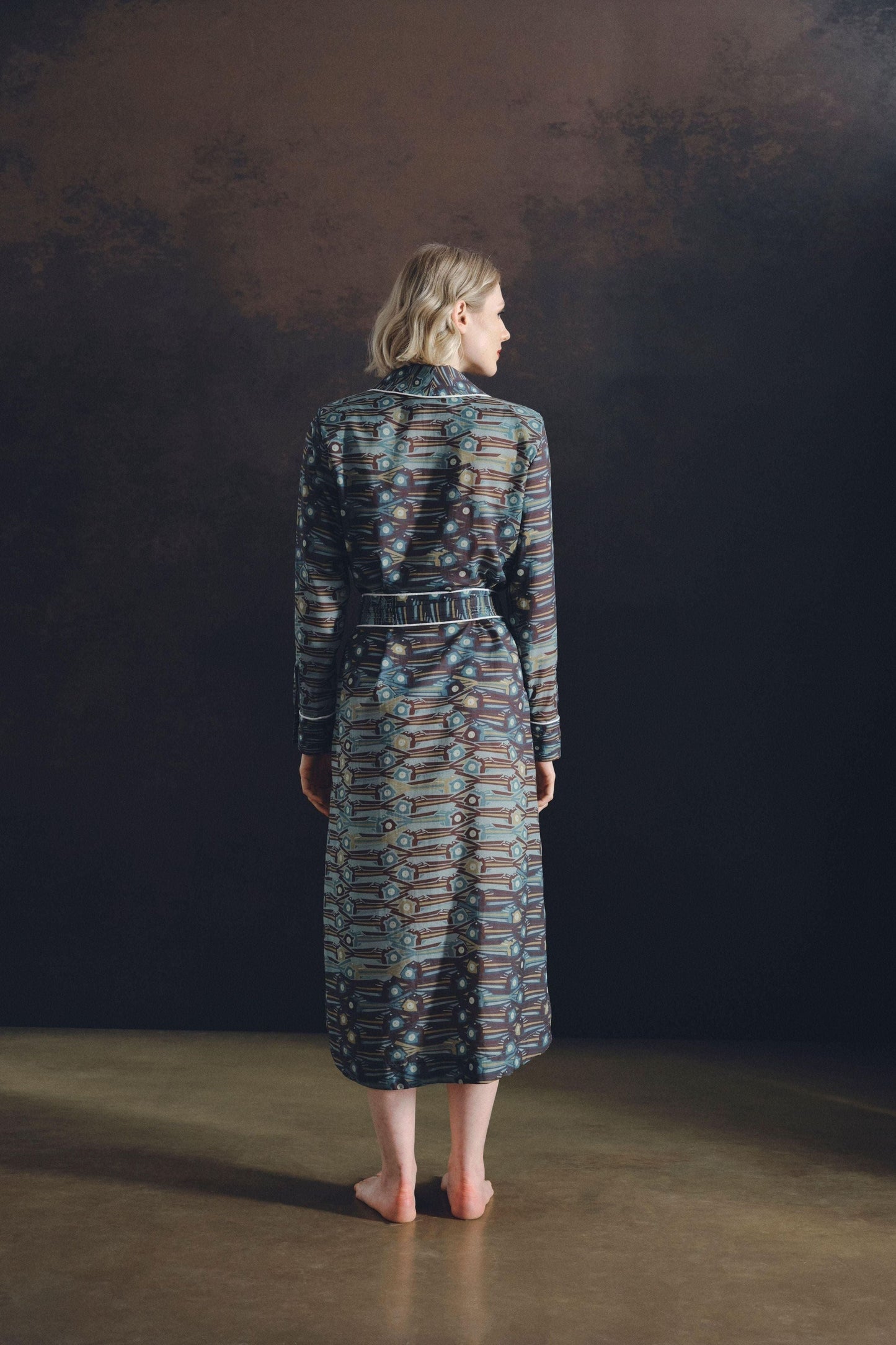 Light Onda - Fish Print Robe