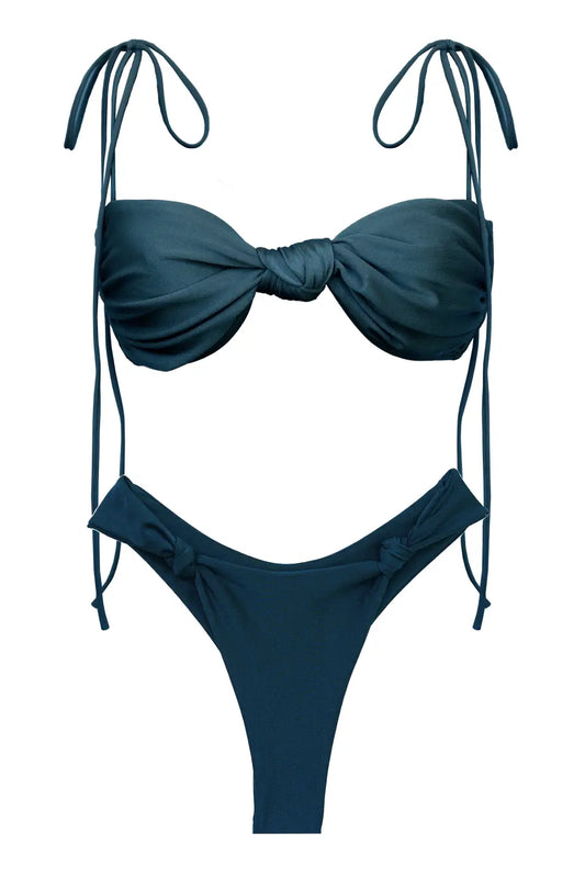 Vittoria - Petrol Blue Bikini