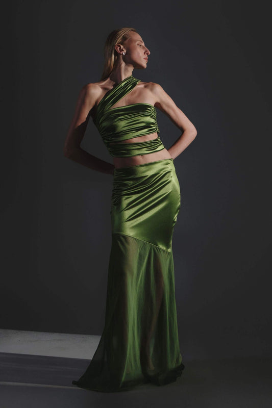 Bloom - Green Maxi Set