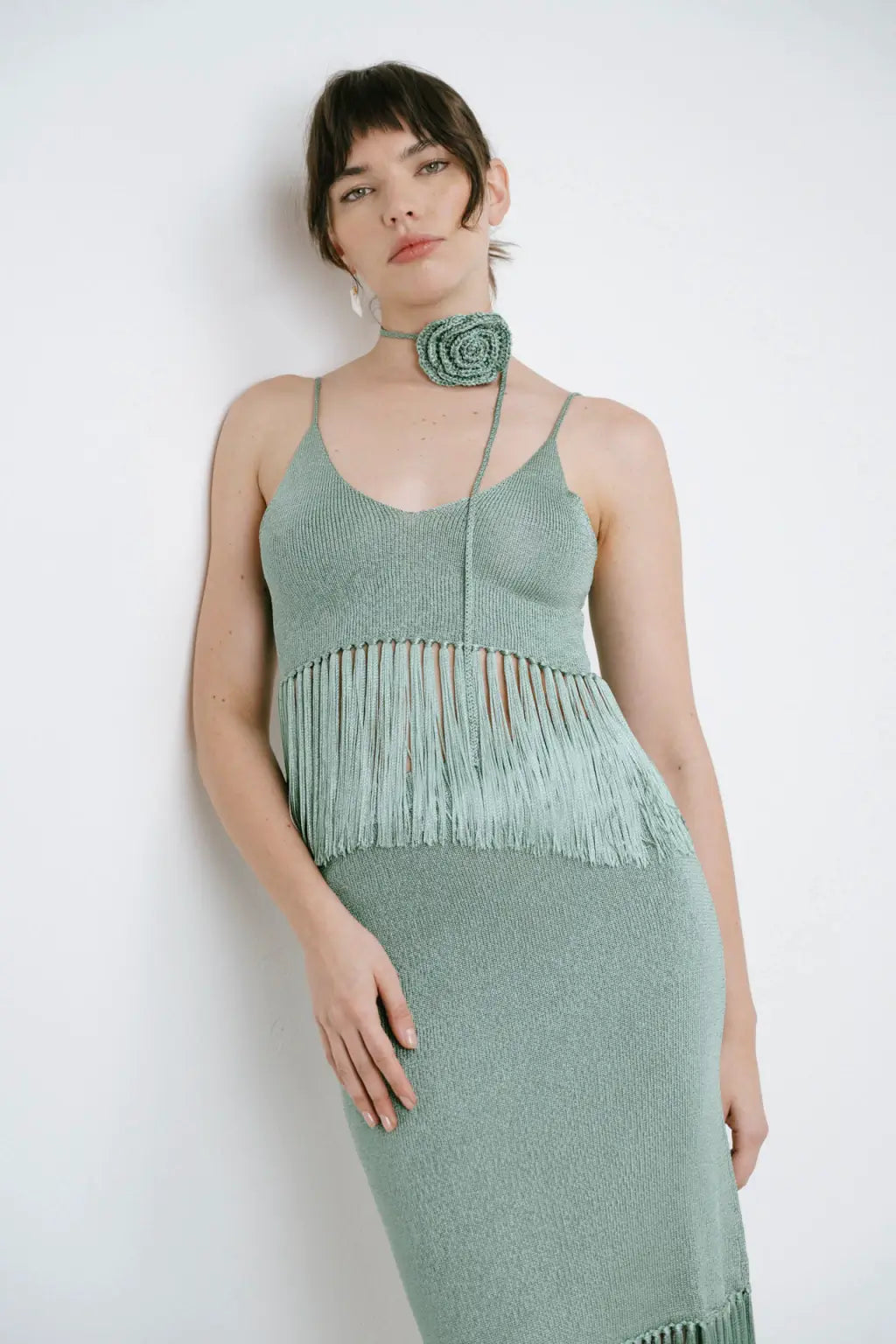 Nino - Aqua Knit Top