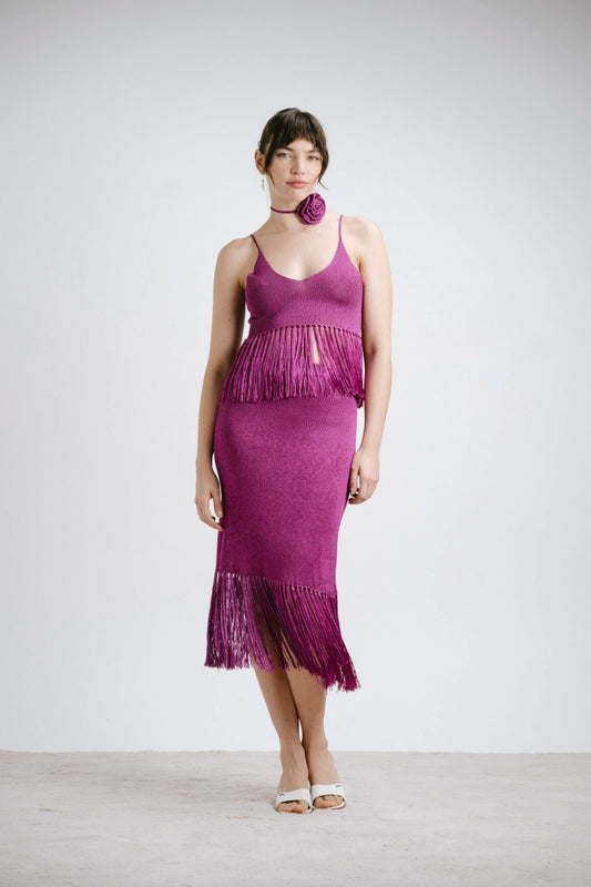 Nino - Orchid Midi Skirt