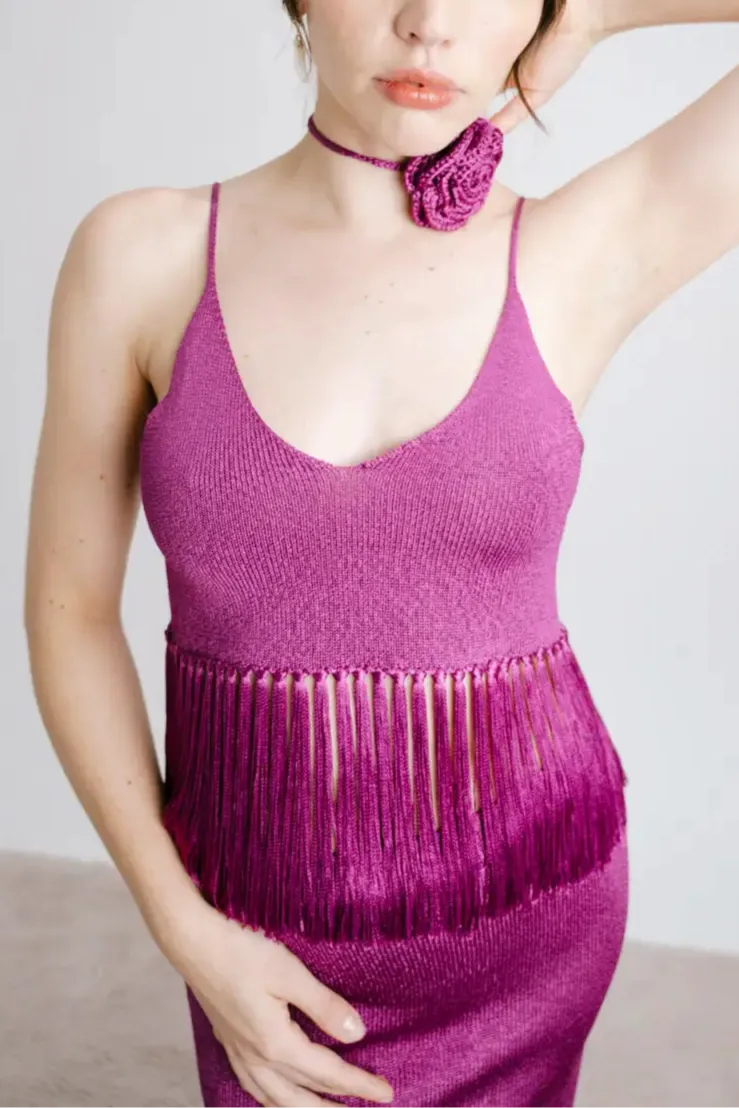 Nino - Orchid Knit Top