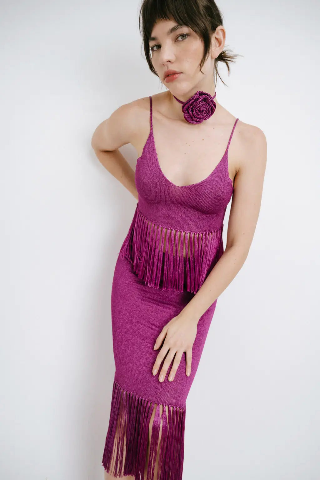 Nino - Orchid Midi Skirt