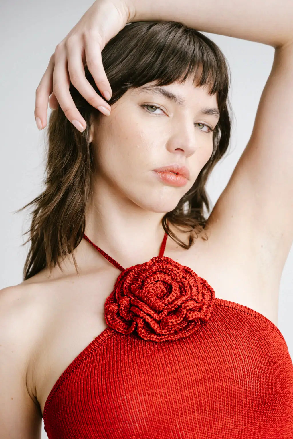 Florencio - Red Knit Top