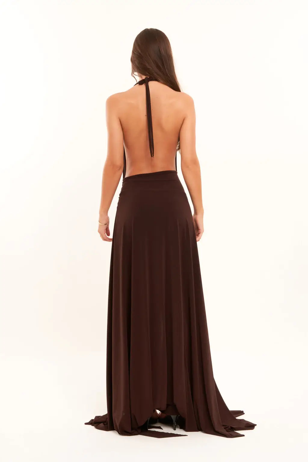Tais - Brown Maxi Dress