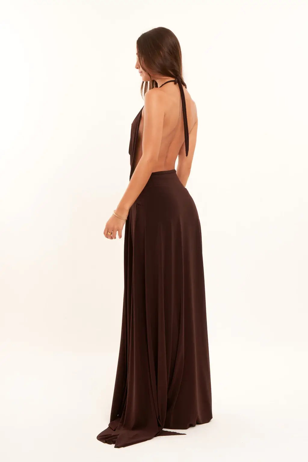 Tais - Brown Maxi Dress
