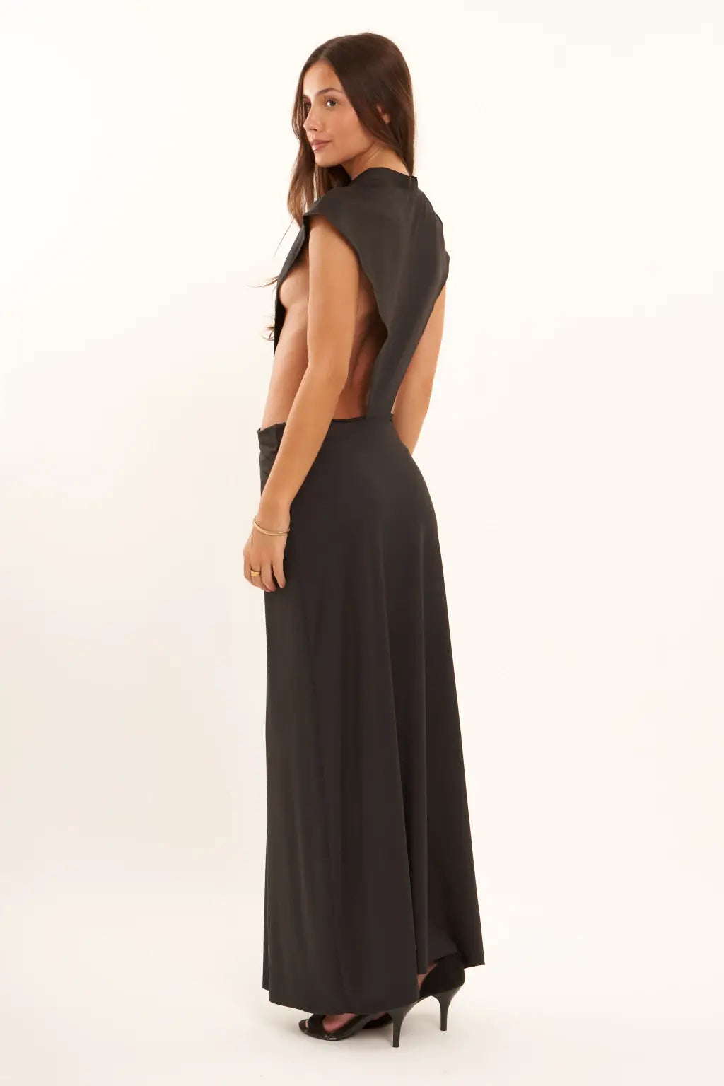 Frida - Black Cut-Out Dress