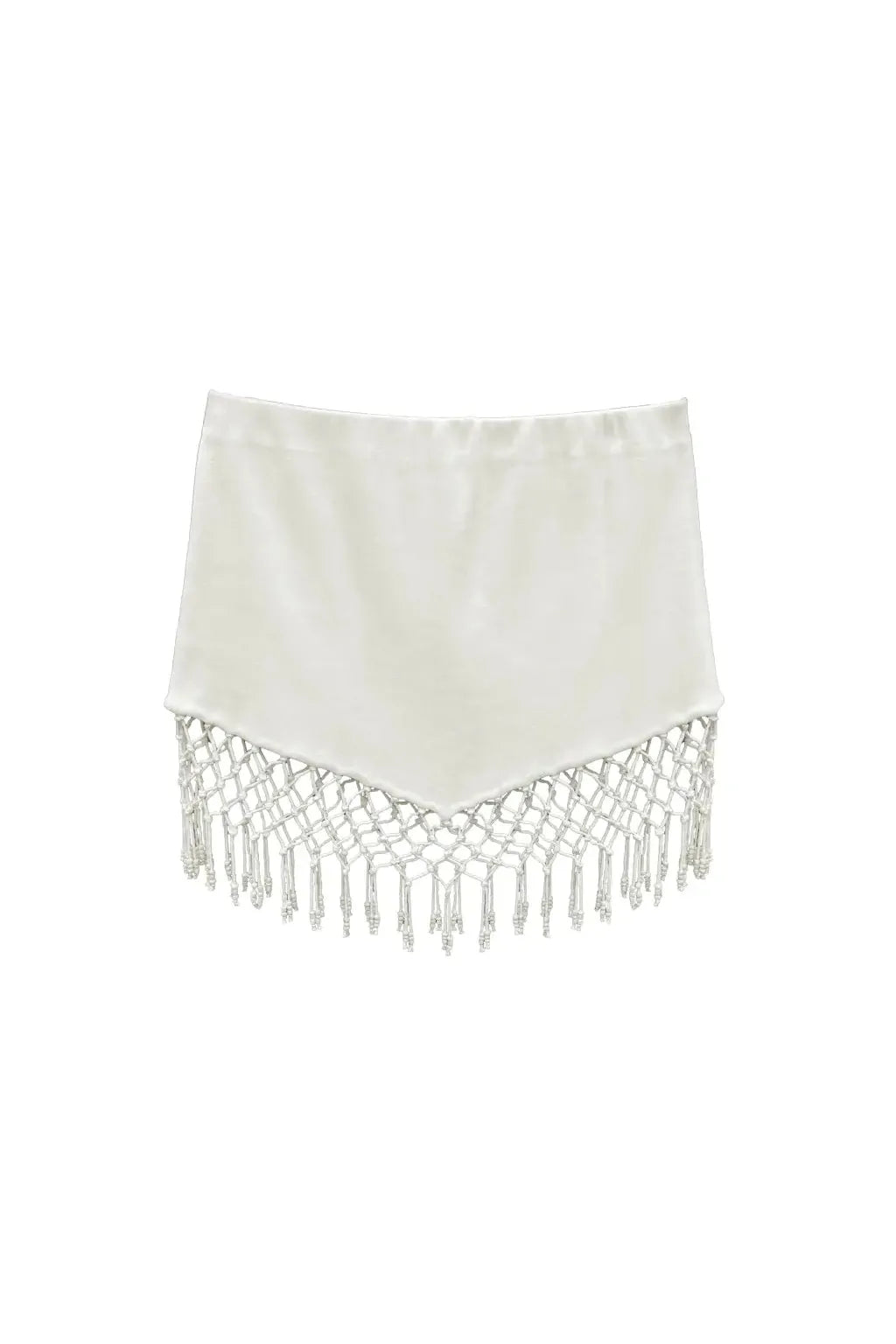 Ti Amo - Off-White Mini Skirt