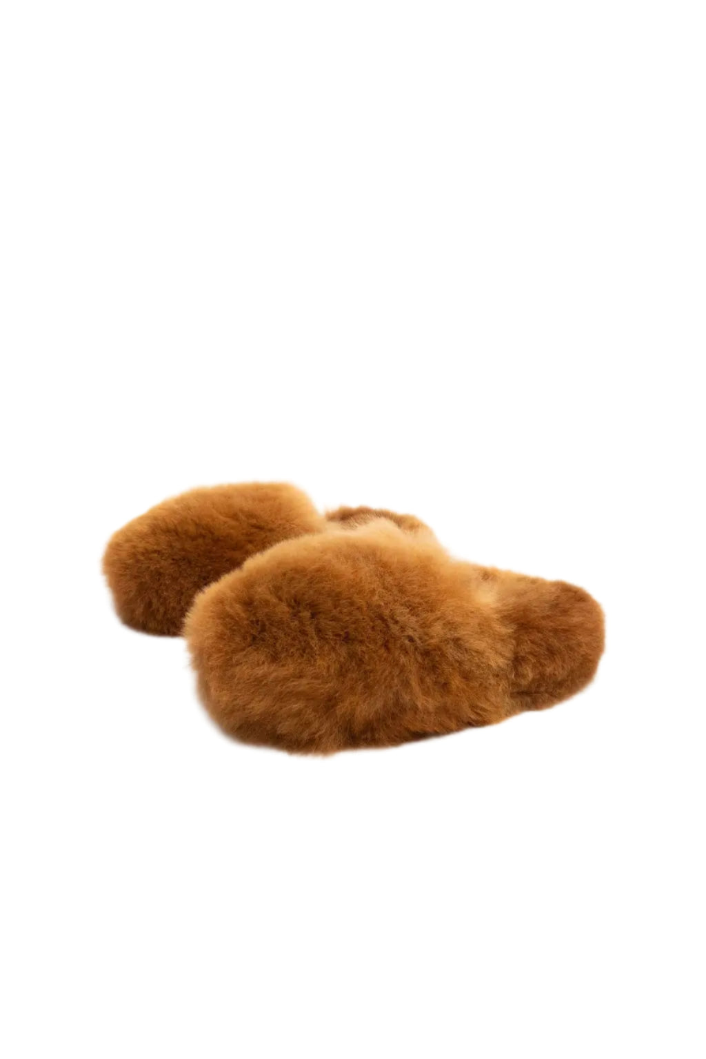 Nubecitas - Brown Alpaca Fur Slippers