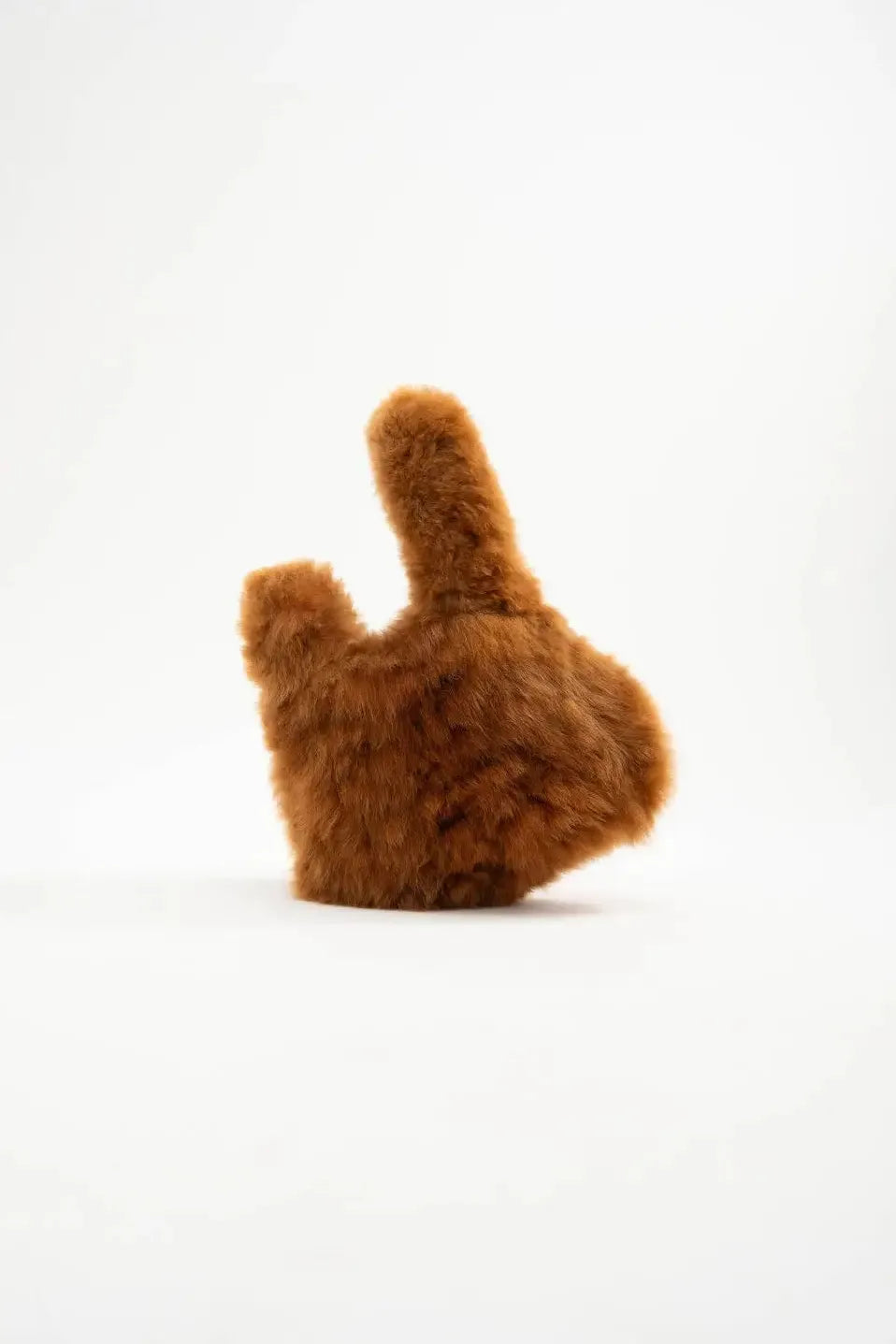 Raindrop - Brown Alpaca Handbag