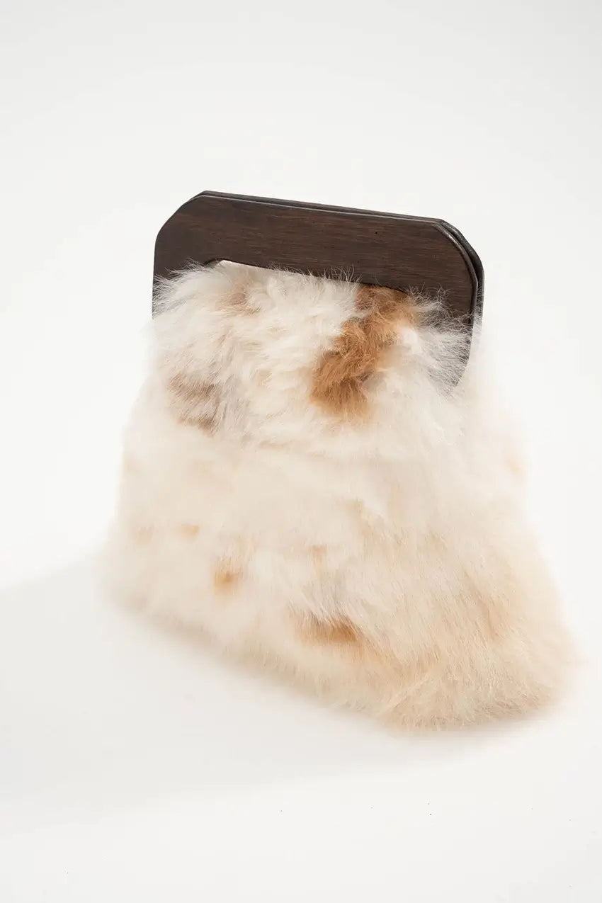 30 Woodbag - Alpaca Fur Handbag