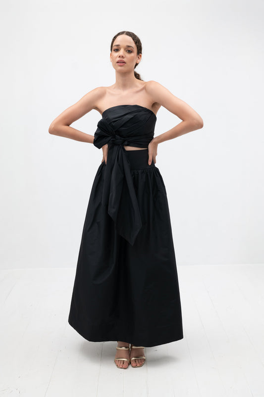 Eliza - Black Maxi Skirt