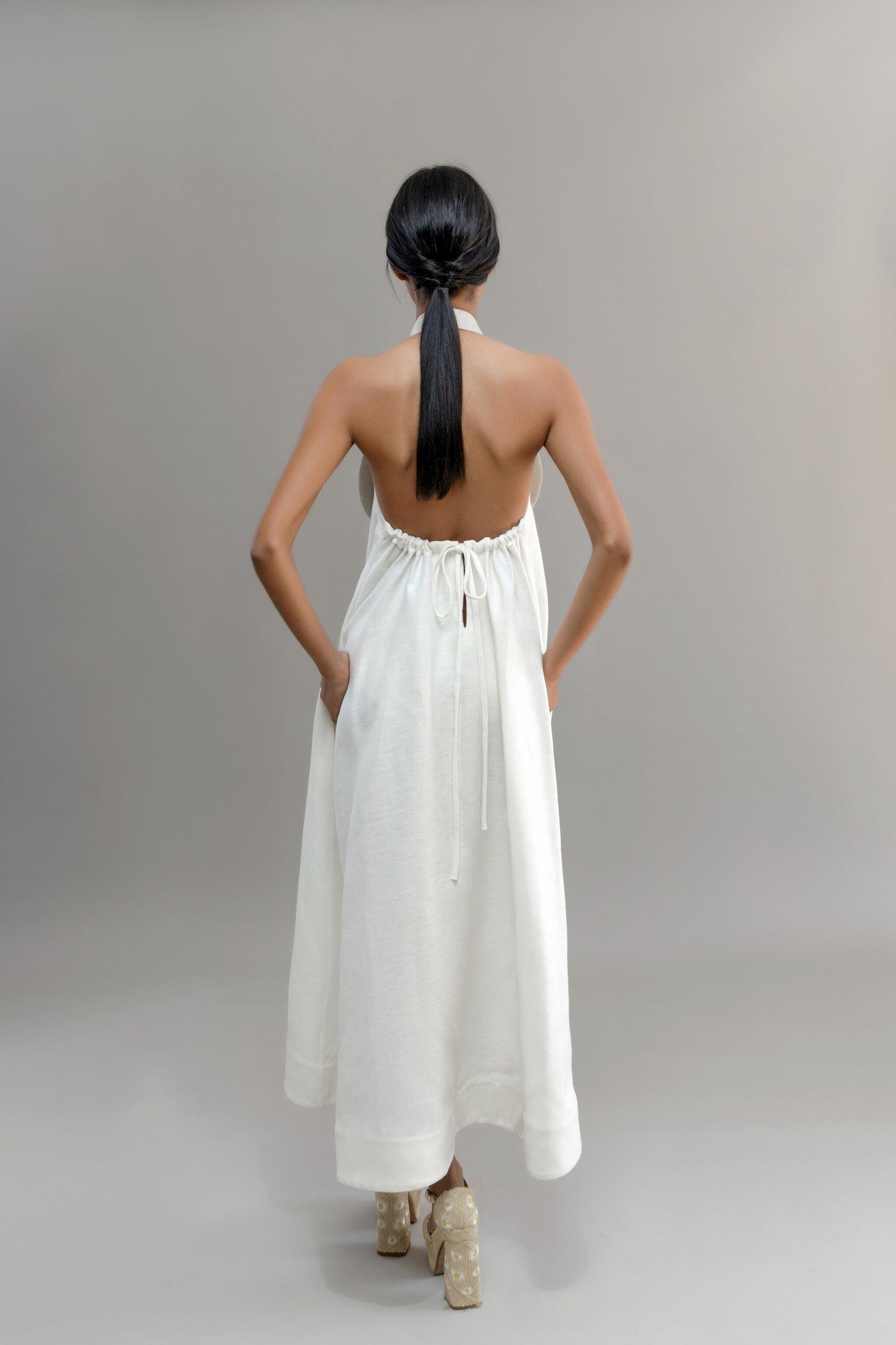 Oval - White Maxi Dress