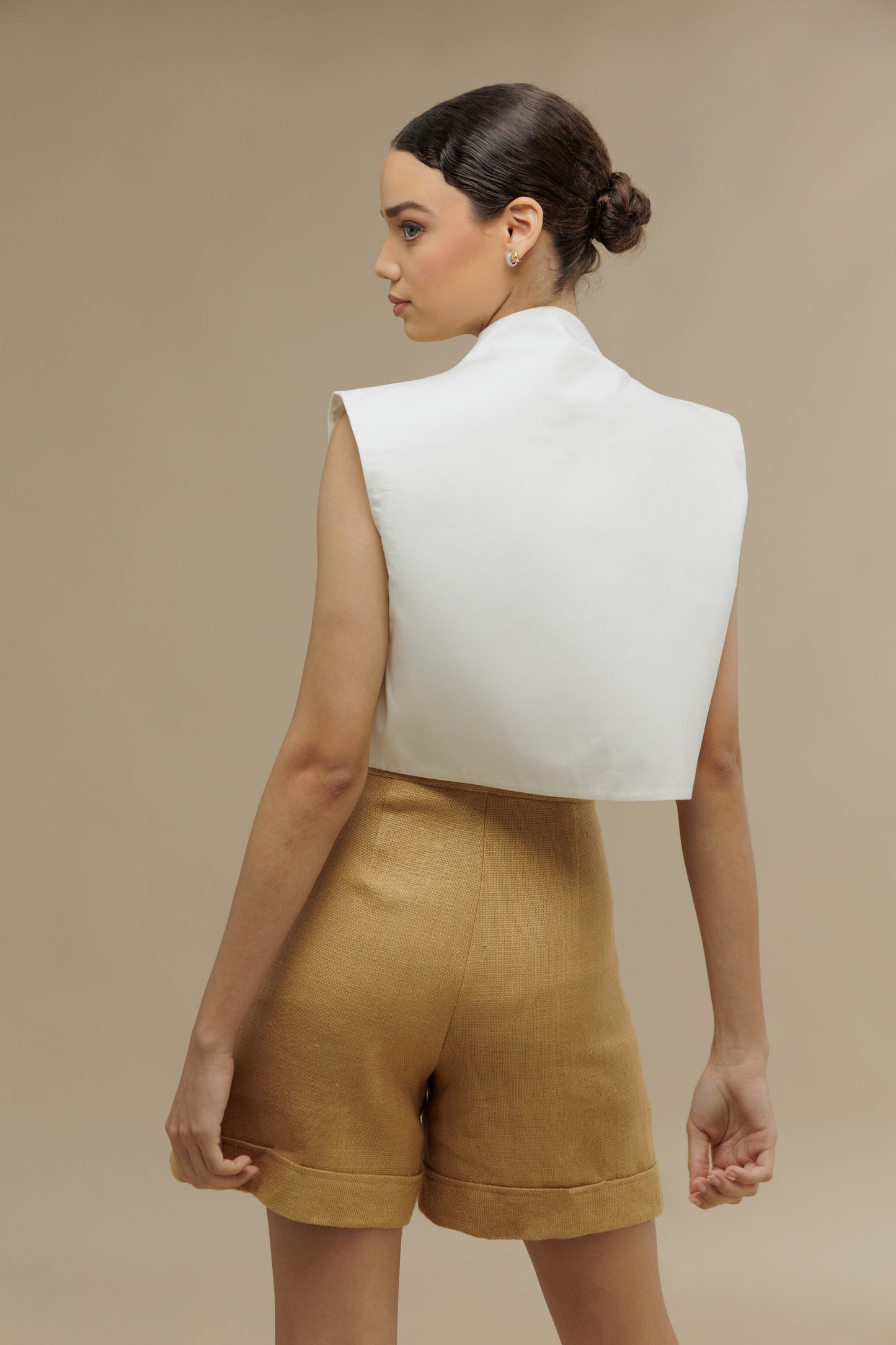 Zola - Whie Tailored Vest